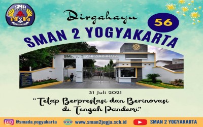 Undangan Malam Tirakatan HUT SMAN 2 Yogyakarta ke-56