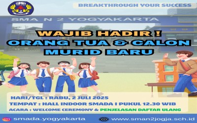 Undangan Welcome Ceremony dan Penjelasan Daftar Ulang